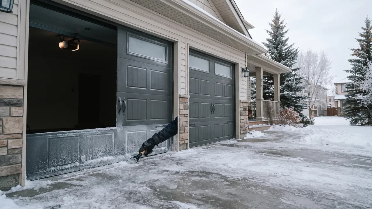 Garage Door Won't Open in the Cold? Common Spruce Grove Fixes