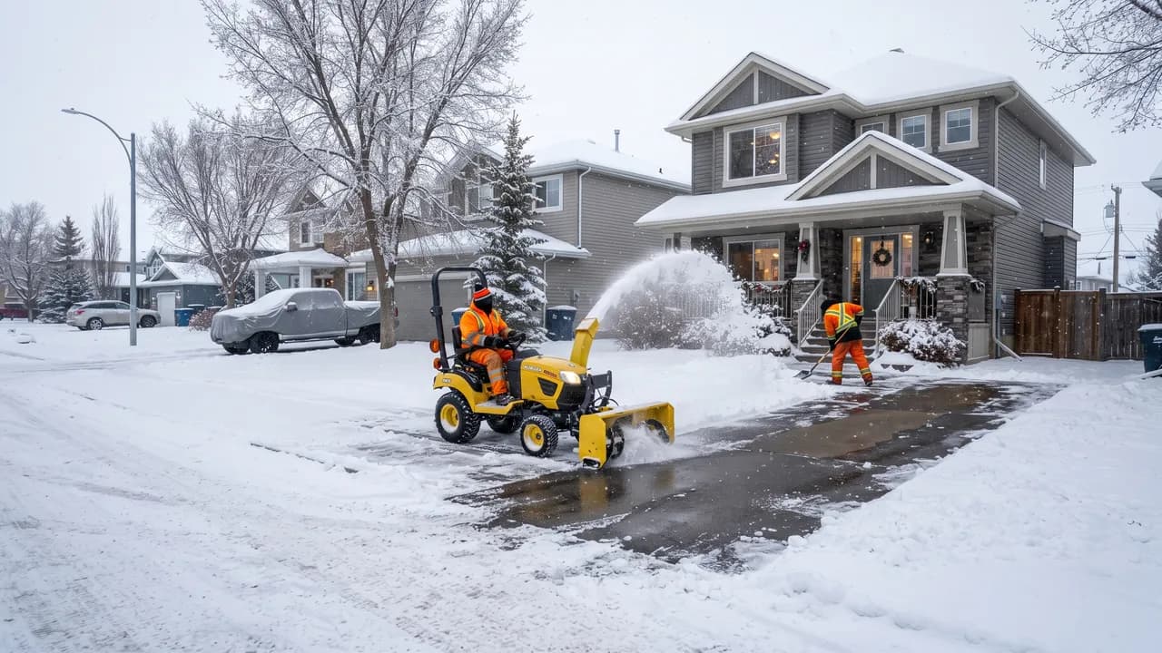 Snow Removal Services in Spruce Grove: Seasonal Contracts and Costs